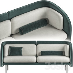 Green minimalimal sofa 