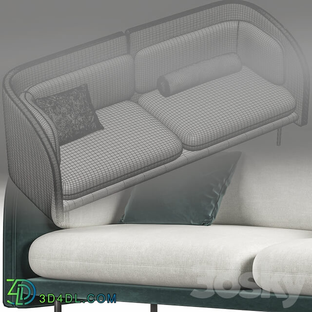 Green minimalimal sofa