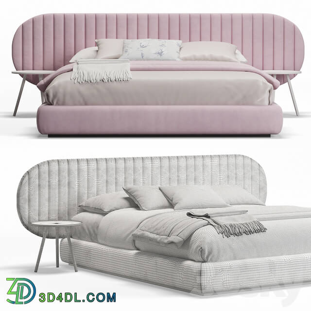 Bed Quinn headboard bed