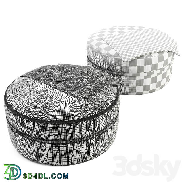 ATMOSPHERA Ponente Coffee Table pouf