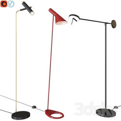 A set of floor lamps. Favorite. Louis Poulsen GROK 