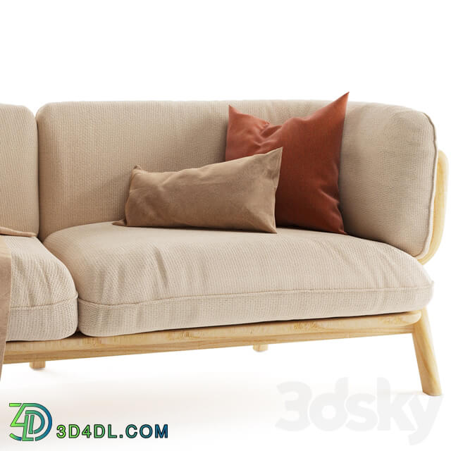 STANLEY Wide 2 Seat Sofa