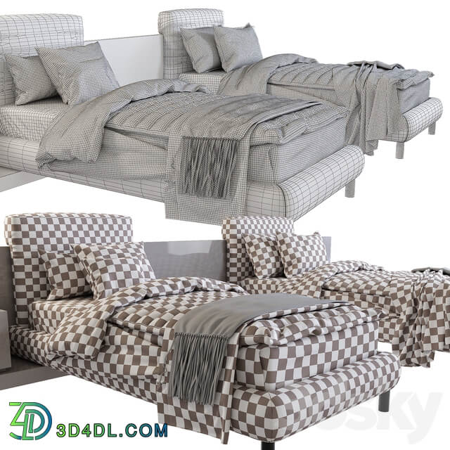 Bed CLIFF bed Meridiani