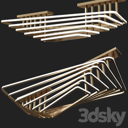 Dilan Modern LED Twist Layer Ceiling Light 