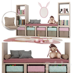 Miscellaneous Set for decorating a nursery 