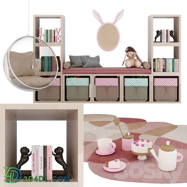 Miscellaneous Set for decorating a nursery