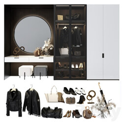 Wardrobe Display cabinets Composition in the hallway 90 
