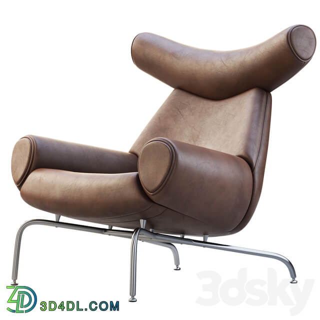 The Ox Chair and Ottoman