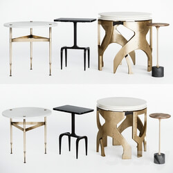 Side tables and accent tables set 
