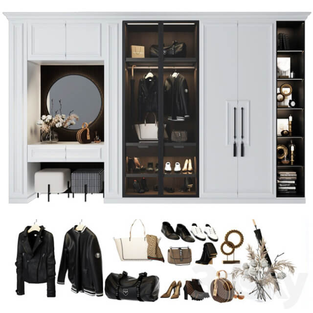 Wardrobe Display cabinets Composition in the hallway 94