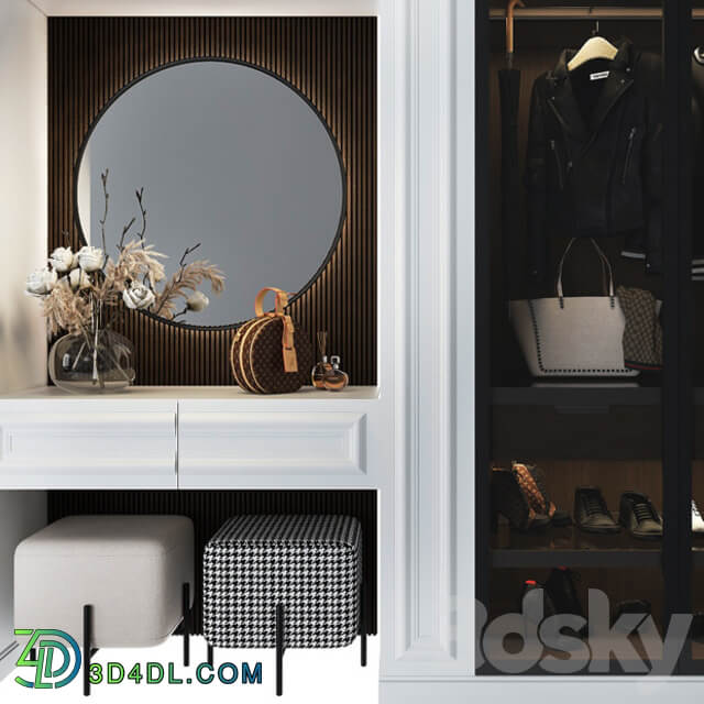 Wardrobe Display cabinets Composition in the hallway 94