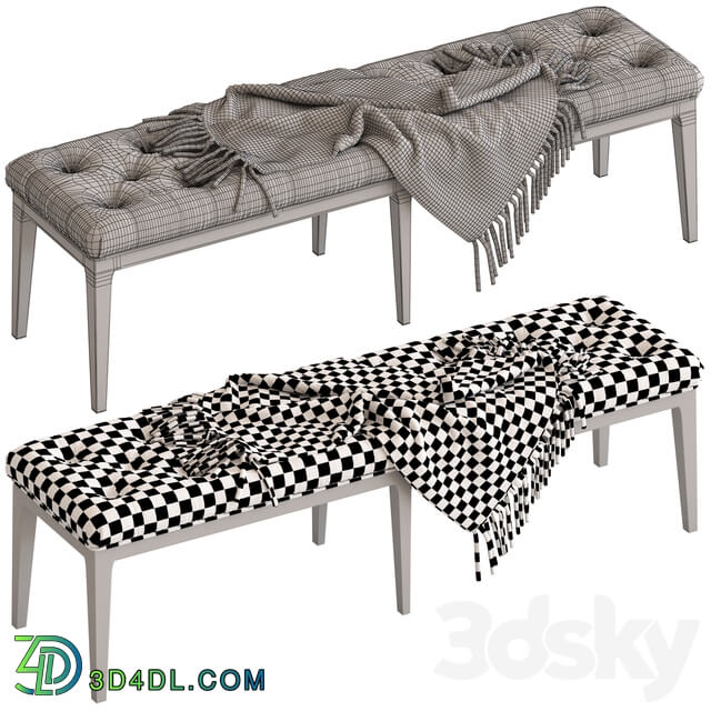 Coco Republic Piccadilly Tufted Bench