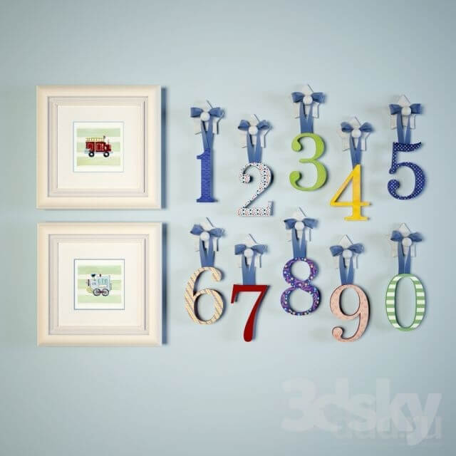 Miscellaneous decor numbers