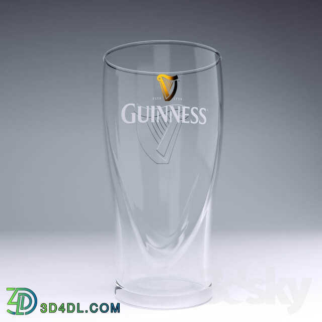 Guinness beer glass