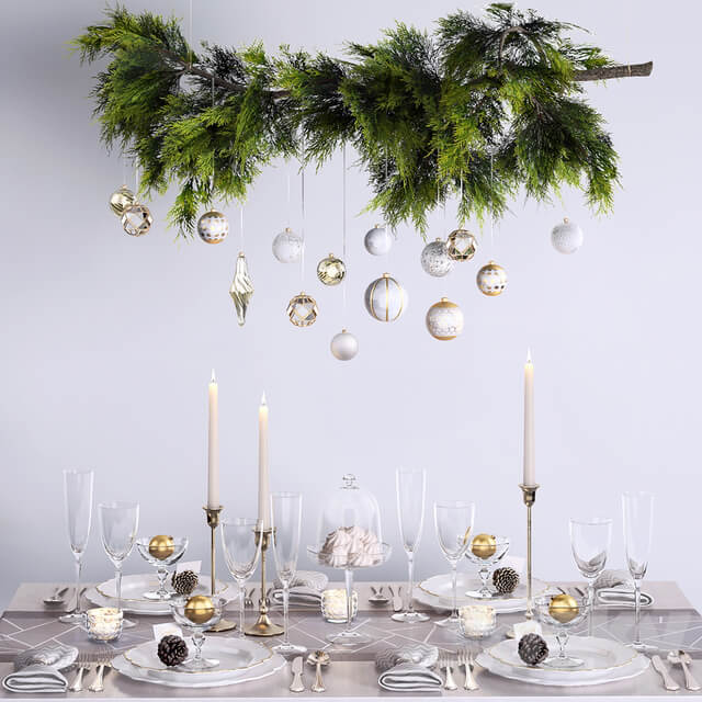 Christmas tablescape