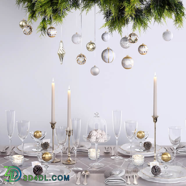 Christmas tablescape