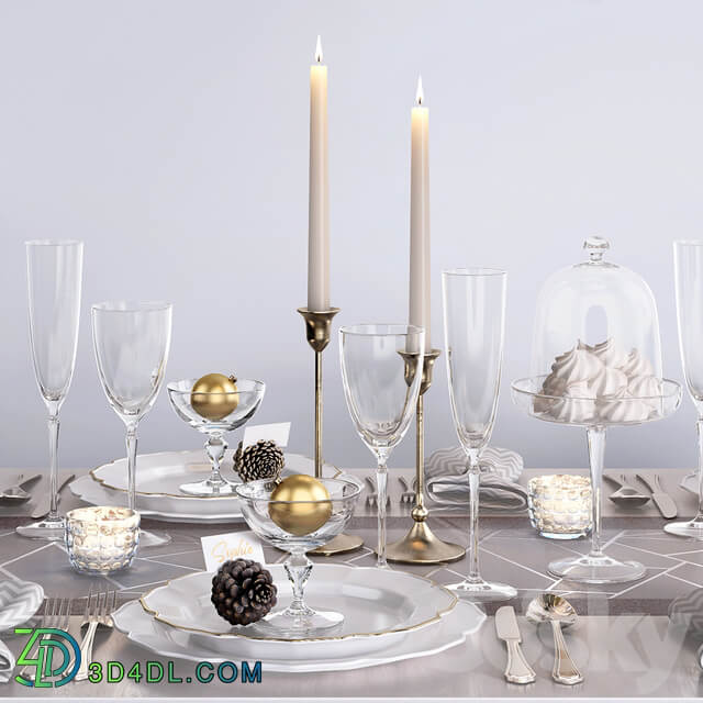 Christmas tablescape