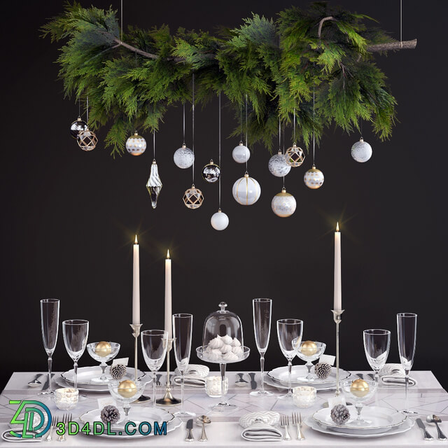 Christmas tablescape