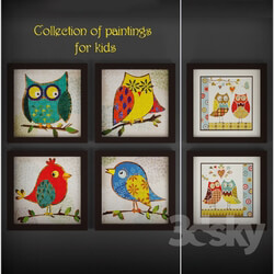 Collection of paintings for kids 