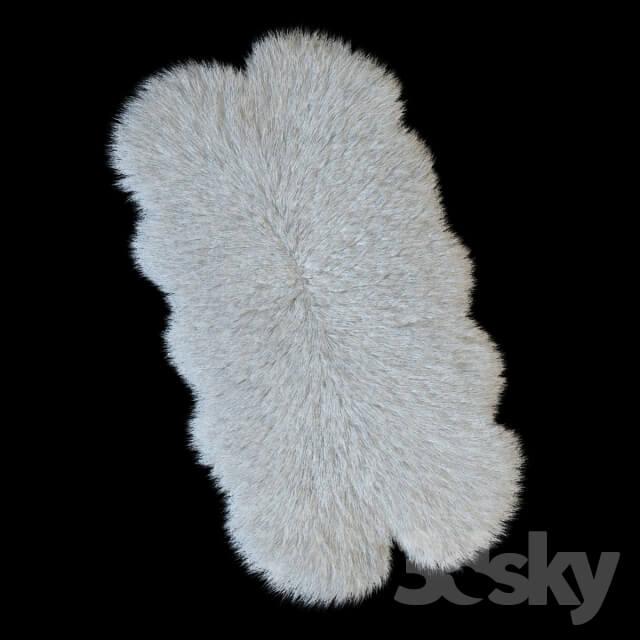 Sheepskin white Bianco 4x