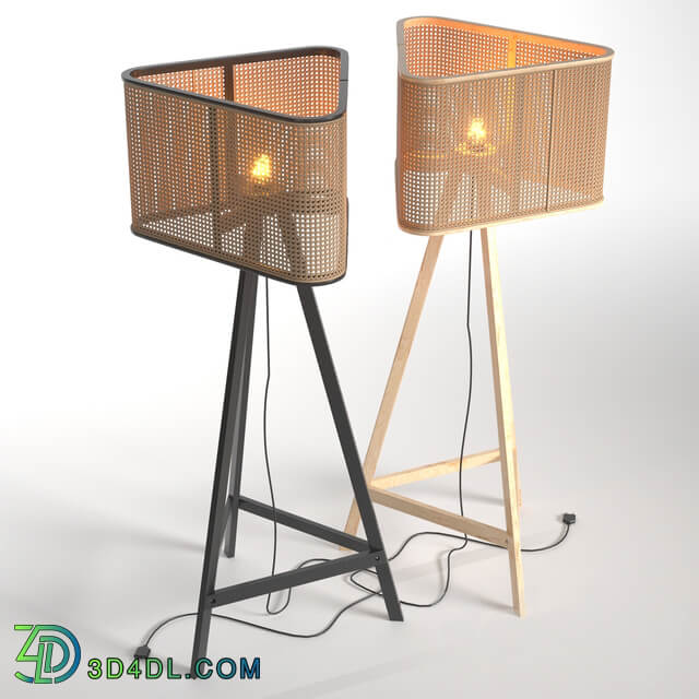 Cane Floor Lamp