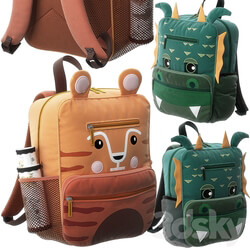 Miscellaneous Tiger Dragon Backpack 