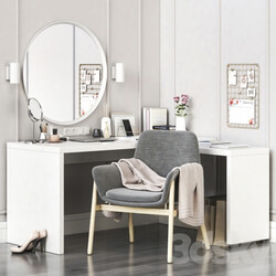 Dressing table Ikea Malm corner dressing table and workplace 