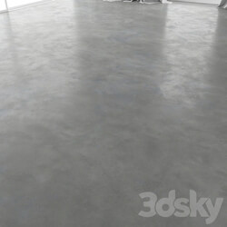 Polished concrete floor 