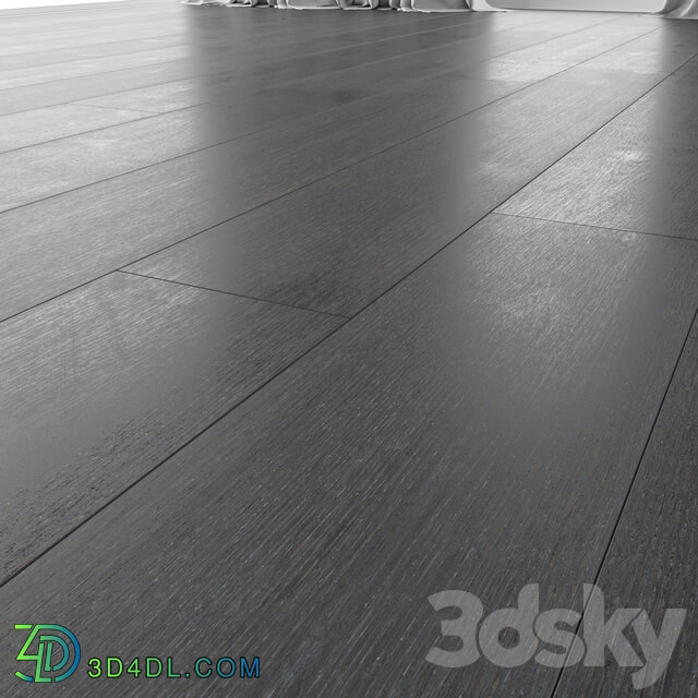 Wood floor Oak Carbon Brushed 