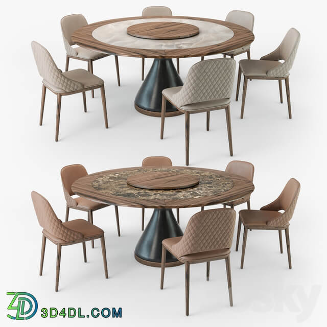 Table Chair Tonin Casa Dolly table Malva Elite chair