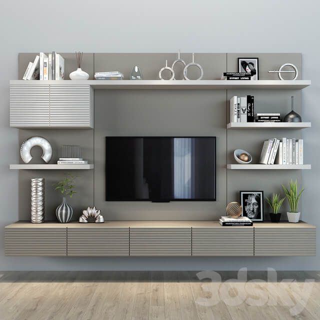 TV shelf 0110 3D Models