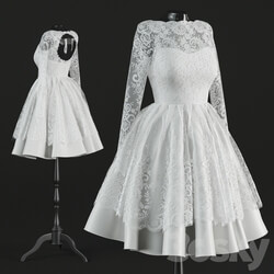 Clothes Short Wedding Dress 