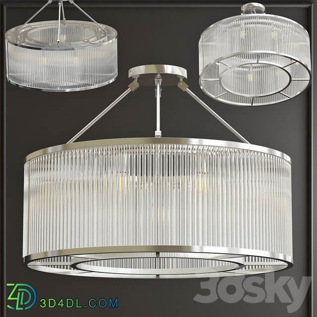 Ceiling lamp Ceiling Lamp Bernardi Bronze Pendant light 3D Models