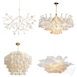 Four Exclusive Chandelier Collection 43 Pendant light 3D Models 