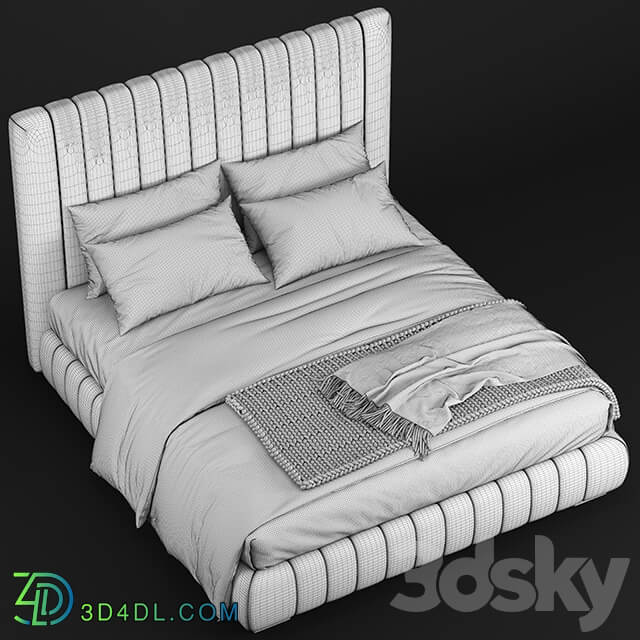 Bed Meridiani bed Tuyo plus