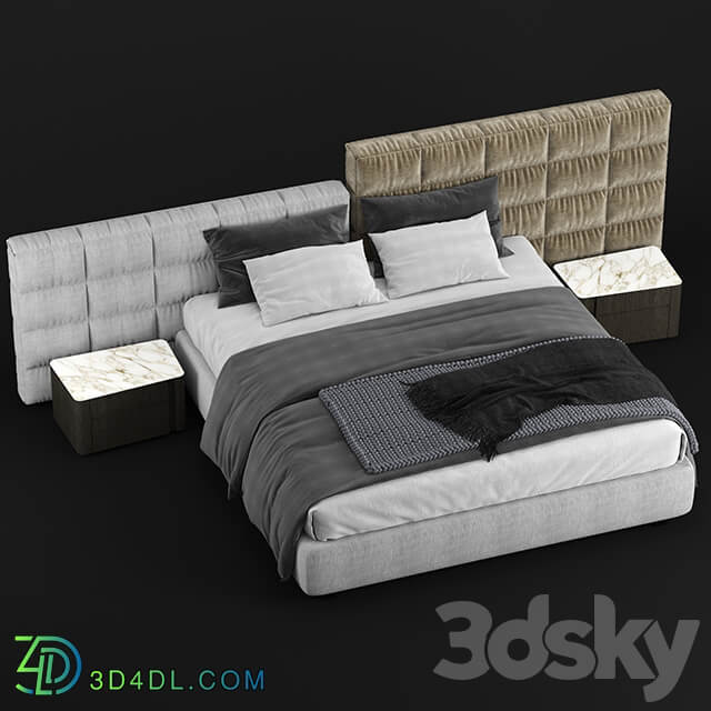 Bed Minotti lawrence bed