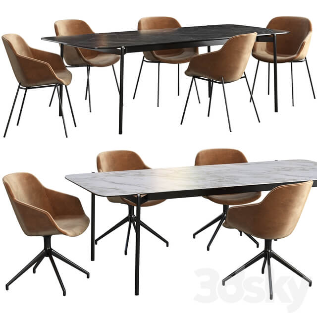 Table Chair Dining table BoConcept Augusta chair BoConcept Vienna