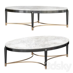 OSCAR MARBLE TOP COFFEE TABLE 