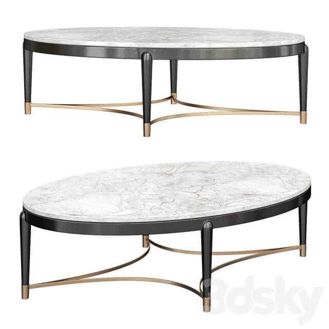 OSCAR MARBLE TOP COFFEE TABLE