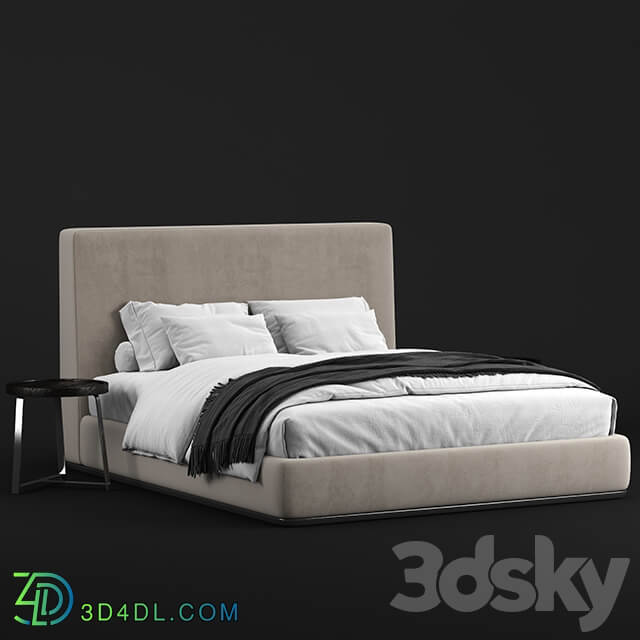 Bed Minotti Powell 121 bed