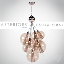 Caviar Rose Glass Cluster Pendant Pendant light 3D Models 