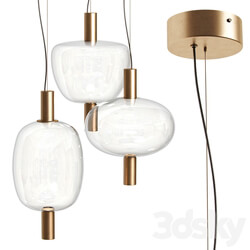 VISTOSI RIFLESSO PENDANTS 3 in 1 Pendant light 3D Models 