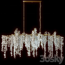 Shiro Noda Glass Chandelier Pendant light 3D Models 