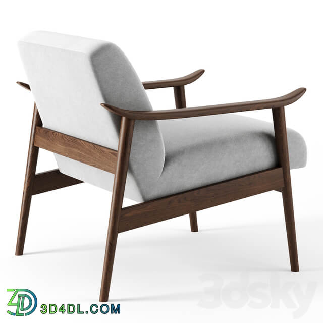 mid century show wood chair by Westelm