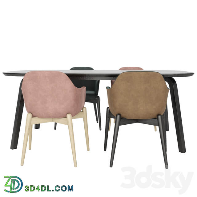 Table Chair Marelli table and chairs set02