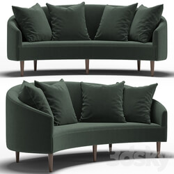 Art Deco Petite Sofa 