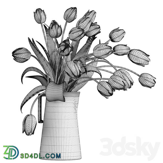 Bouquet of flowers in a vase 38