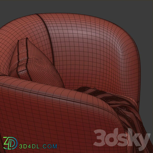 Leather armchair