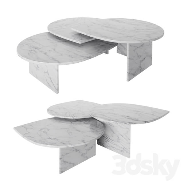 Coffee Table Naples Set of 3 by Eichholtz