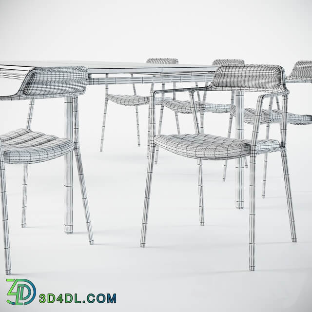 Table Chair VIPP chair and table